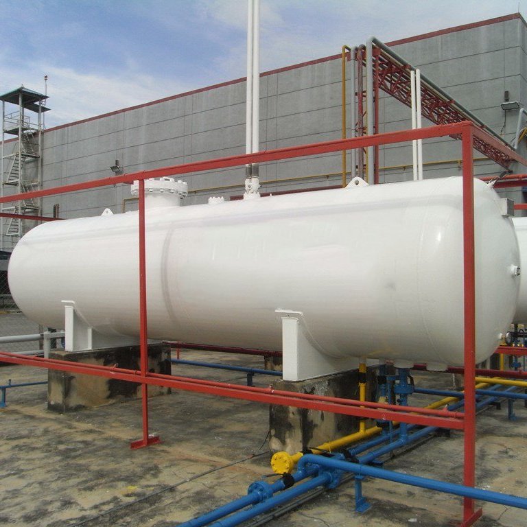 19Tons GLP LPG Propane Butane Biogas high pressure vessel with high security