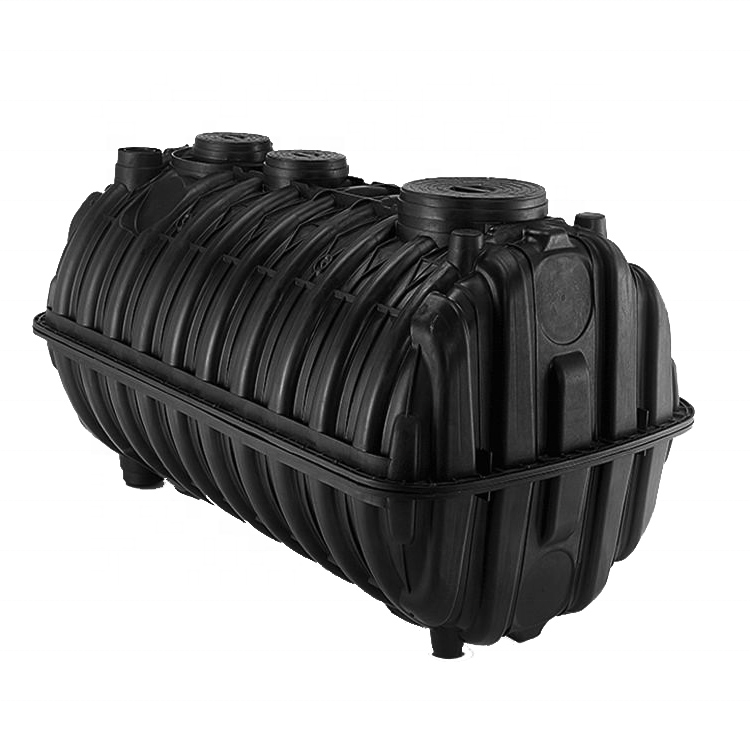 2500L PE Three Chamber Bio Digester Septic Tanks for sewage treatment PE PP household biogas stackable plastic septic tank
