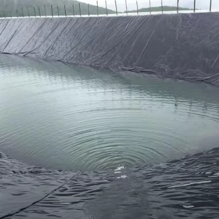 HDPE geomembrane smooth biogas pond oxidation pond geomembrane landfill fish pond aquaculture prevention Permeable geomembrane