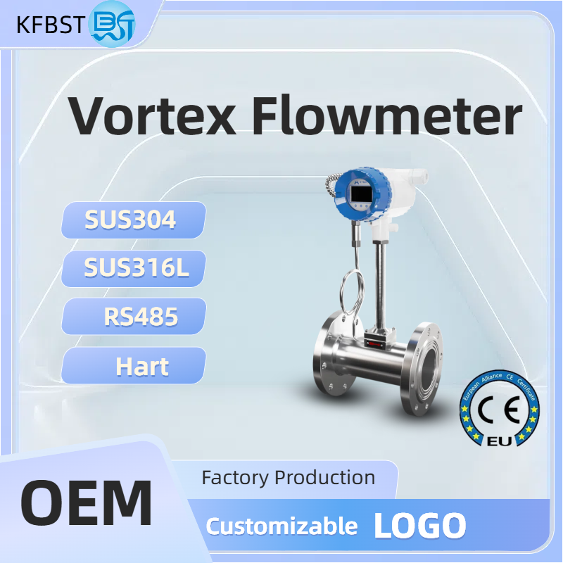 LUGB Vortex Flowmeter Flow Meter For Compressed Air Steam Biogas Flowmeters