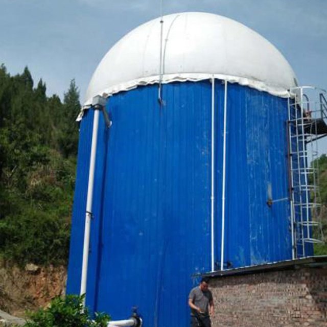 GFS Dark Blue Biogas Storage Tank Anaerobic Tank And GFS Biogas Digester