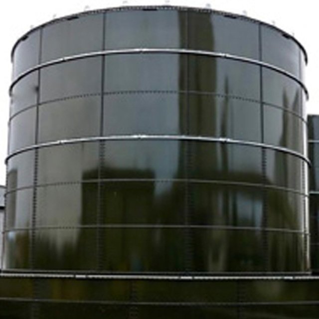 GFS Dark Blue Biogas Storage Tank Anaerobic Tank And GFS Biogas Digester