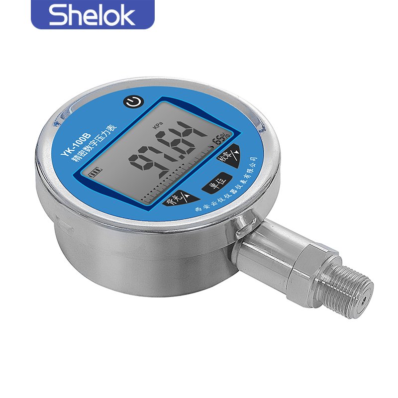 Shelok Negative Vacuum Mini 300Bar Water Valve 100 Bar For Bioga Plant Pressure Gauge Petrol Diesel Pressure Gauge Tester Kit
