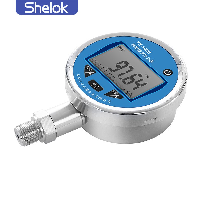 Shelok Negative Vacuum Mini 300Bar Water Valve 100 Bar For Bioga Plant Pressure Gauge Petrol Diesel Pressure Gauge Tester Kit