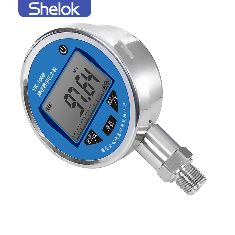 Shelok Negative Vacuum Mini 300Bar Water Valve 100 Bar For Bioga Plant Pressure Gauge Petrol Diesel Pressure Gauge Tester Kit