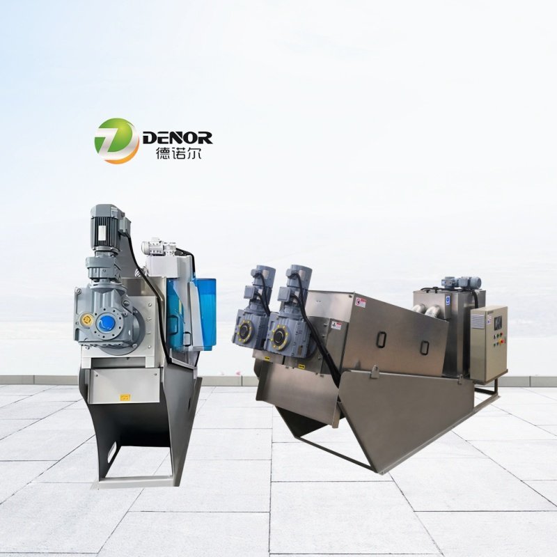 Biogas Slurry Sludge Dewatering Machine Solid Liquid Separator
