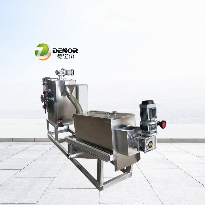 Biogas Slurry Sludge Dewatering Machine Solid Liquid Separator
