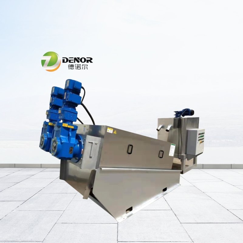 Biogas Slurry Sludge Dewatering Machine Solid Liquid Separator