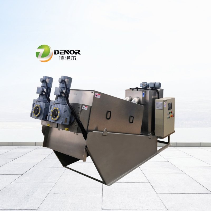 Biogas Slurry Sludge Dewatering Machine Solid Liquid Separator