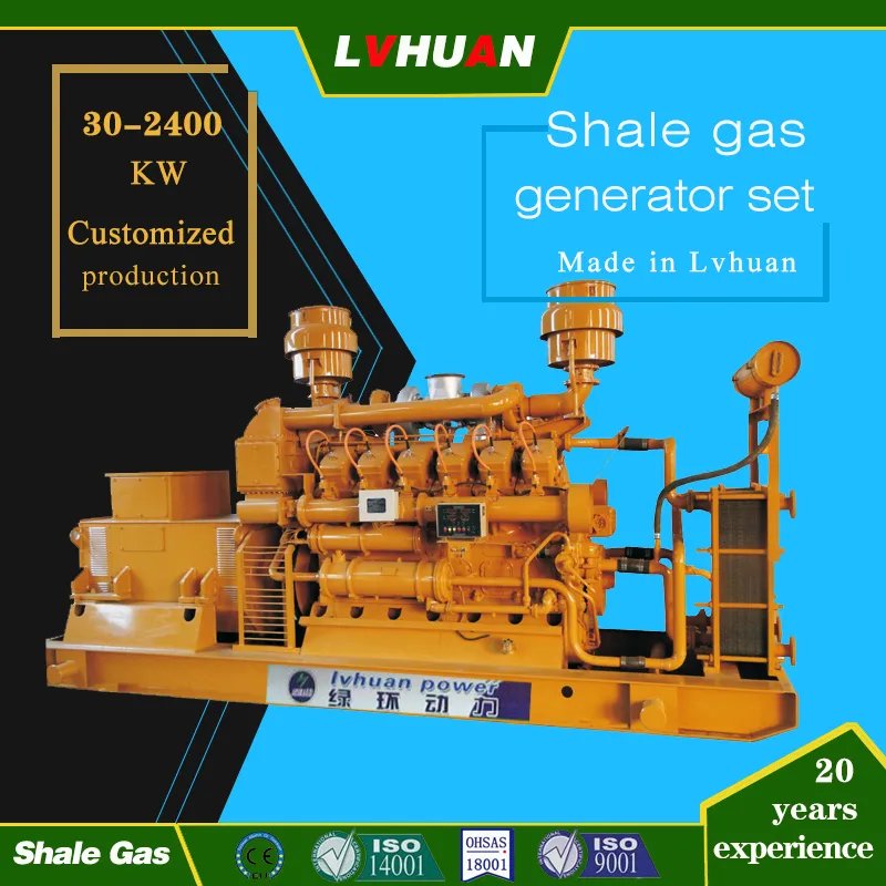 certificate ce high efficiency 120 kw power biogas generator