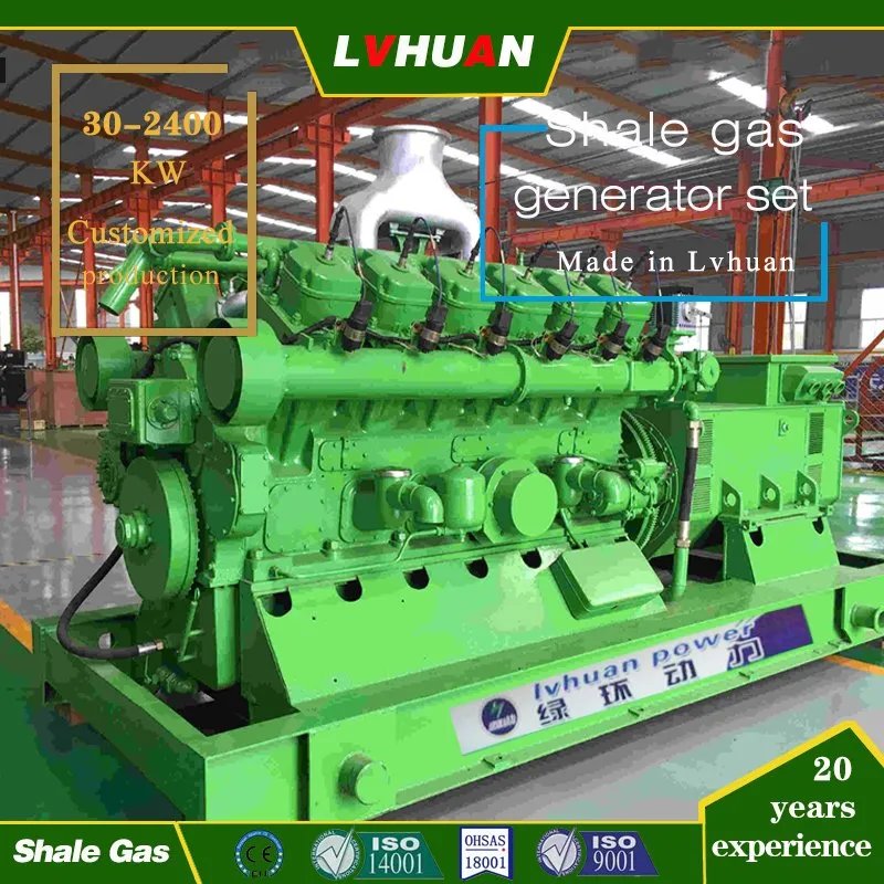 certificate ce high efficiency 120 kw power biogas generator