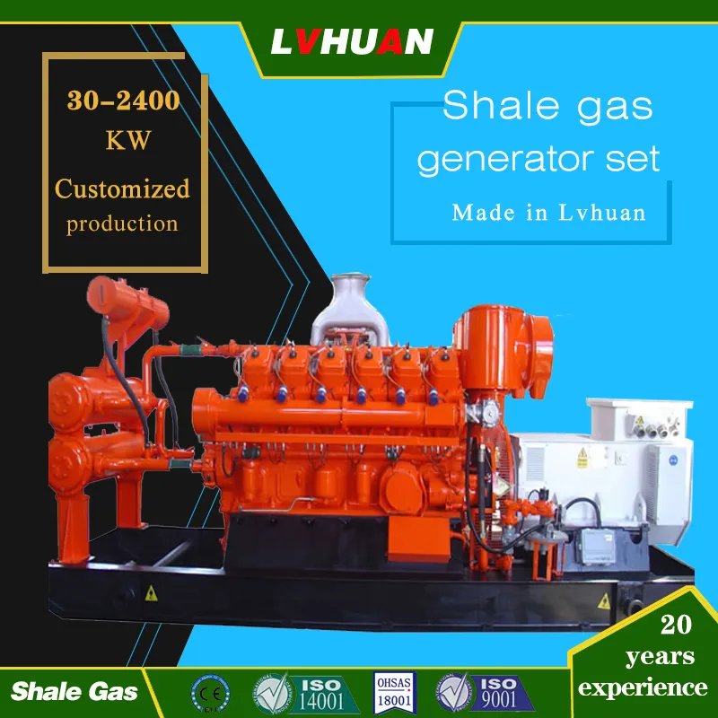 certificate ce high efficiency 120 kw power biogas generator