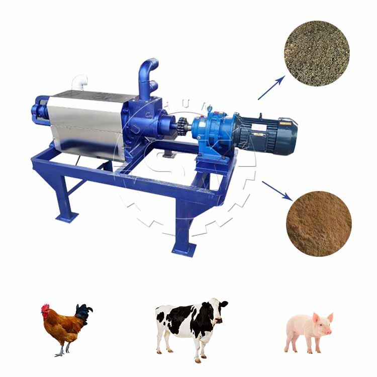 Solid-liquid separator animal manure dehydration organic fertilizer equipment 2024 for sale