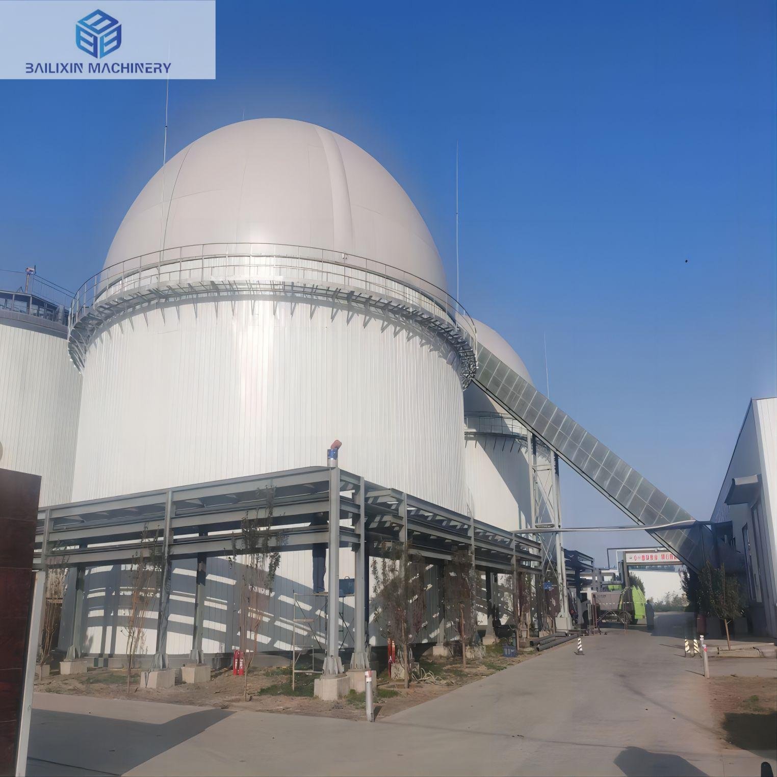 BLX professional supplier factory custom GFS storage tank for biogas digester for sale