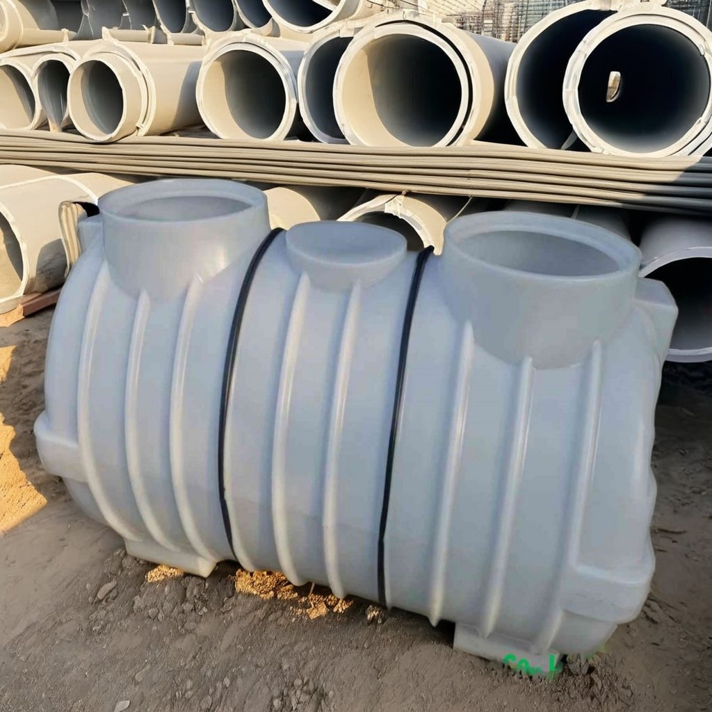 1000L 3-Chamber Biogas Septic Tank LLDPE Material Rotational Molding-Best Price