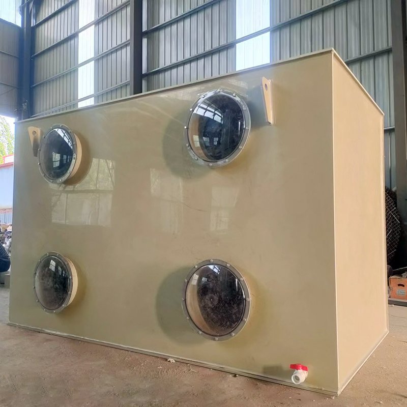 boiler exhaust fumes treatment industrial gas scrubber system