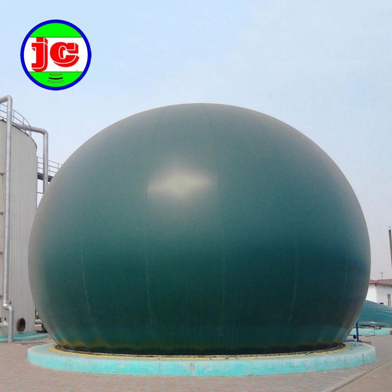 Double membranes bio gas storage balloon
