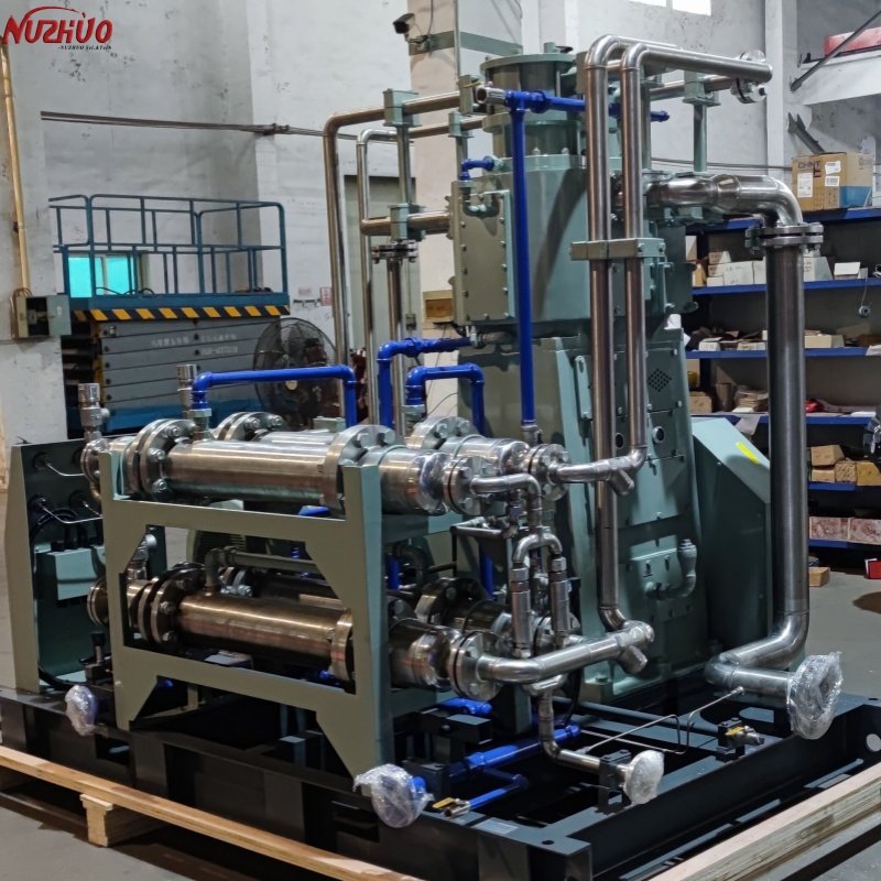 NUZHUO High-end Food Grade CO2 Compressor IP55 Protection CO2 Charging Machine for CO2 Filling Plant