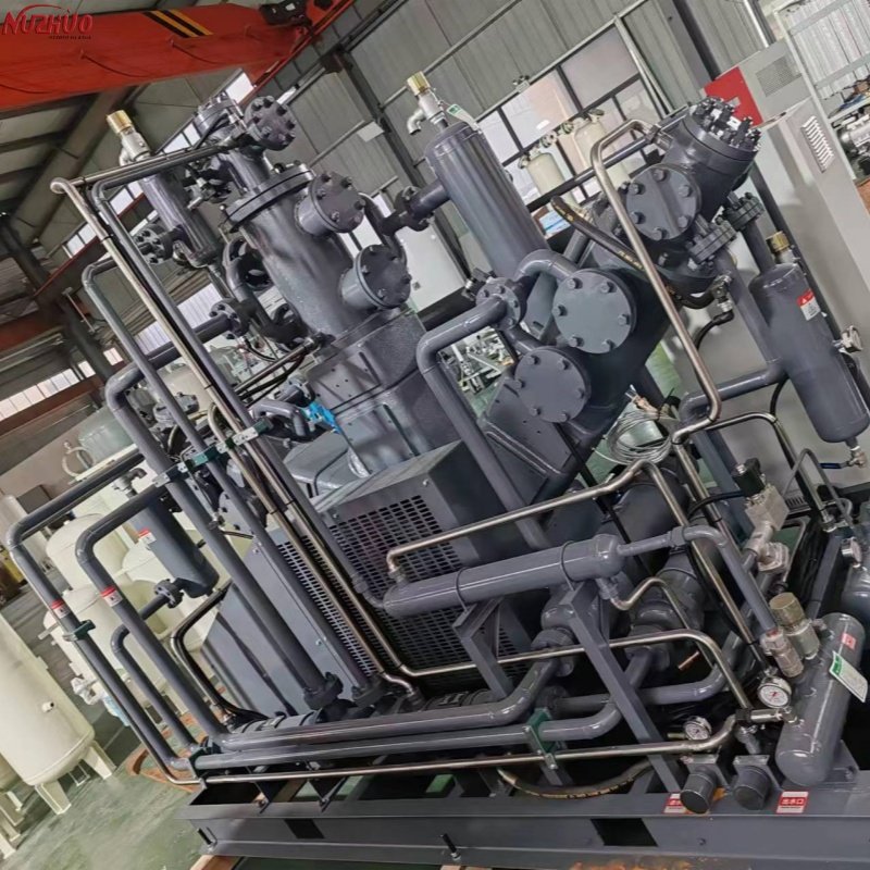 NUZHUO High-end Food Grade CO2 Compressor IP55 Protection CO2 Charging Machine for CO2 Filling Plant