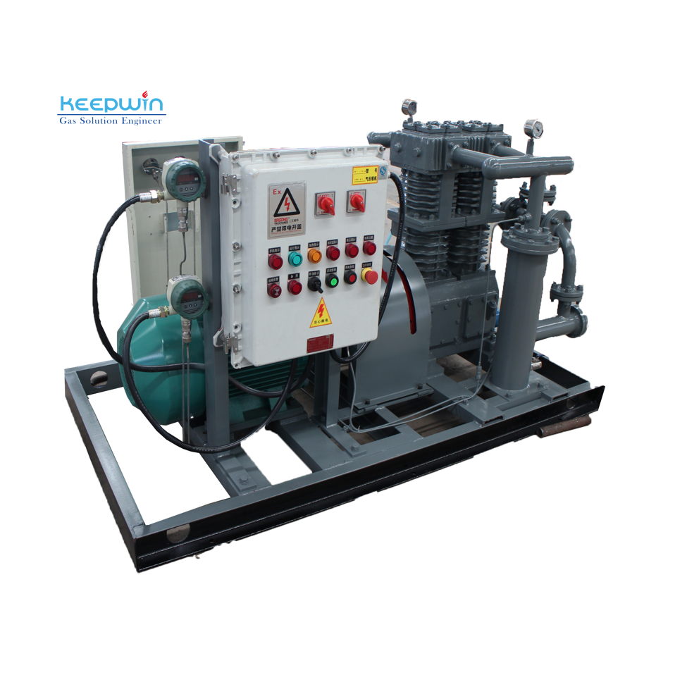 Middle high pressure LPG LNG CNG methane gas biogas compressor
