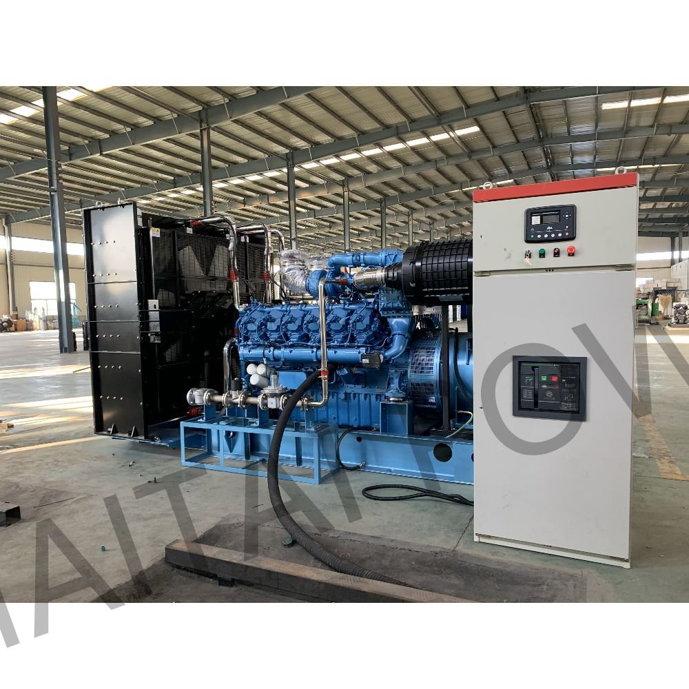 Baudouin 500kw 1000Kw Natural Gas Generator Set fuel Cng Lpg Biogas Gas Power Generator Industry 1000kva Consumption