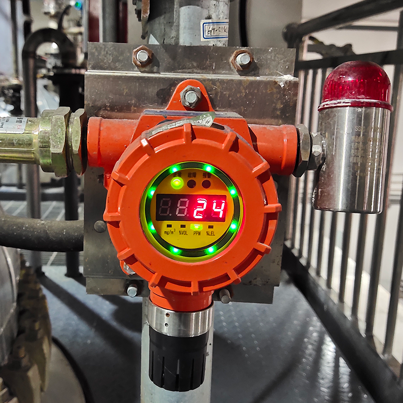 H2S gas detector monitor with smart LED display used for coking plant,biogas treatment industry and pharmacy for H2S gas leak