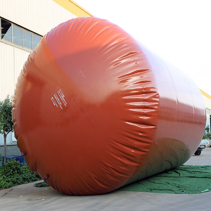 China manufacture red mud Acid-resistant inflatable methane gas storage bag for methane biogas