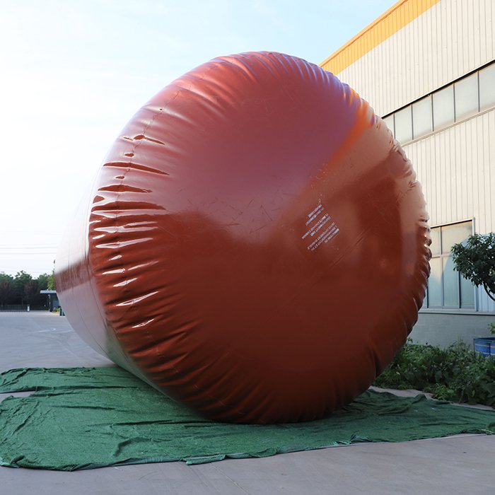 China manufacture red mud Acid-resistant inflatable methane gas storage bag for methane biogas