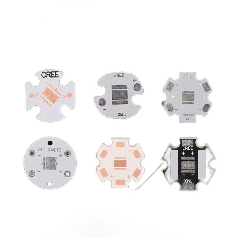 PCB Gerber File Design led lamp beads copper substrate plum hexagonal headlamp PCB heat sink flashlight led aluminum substrate