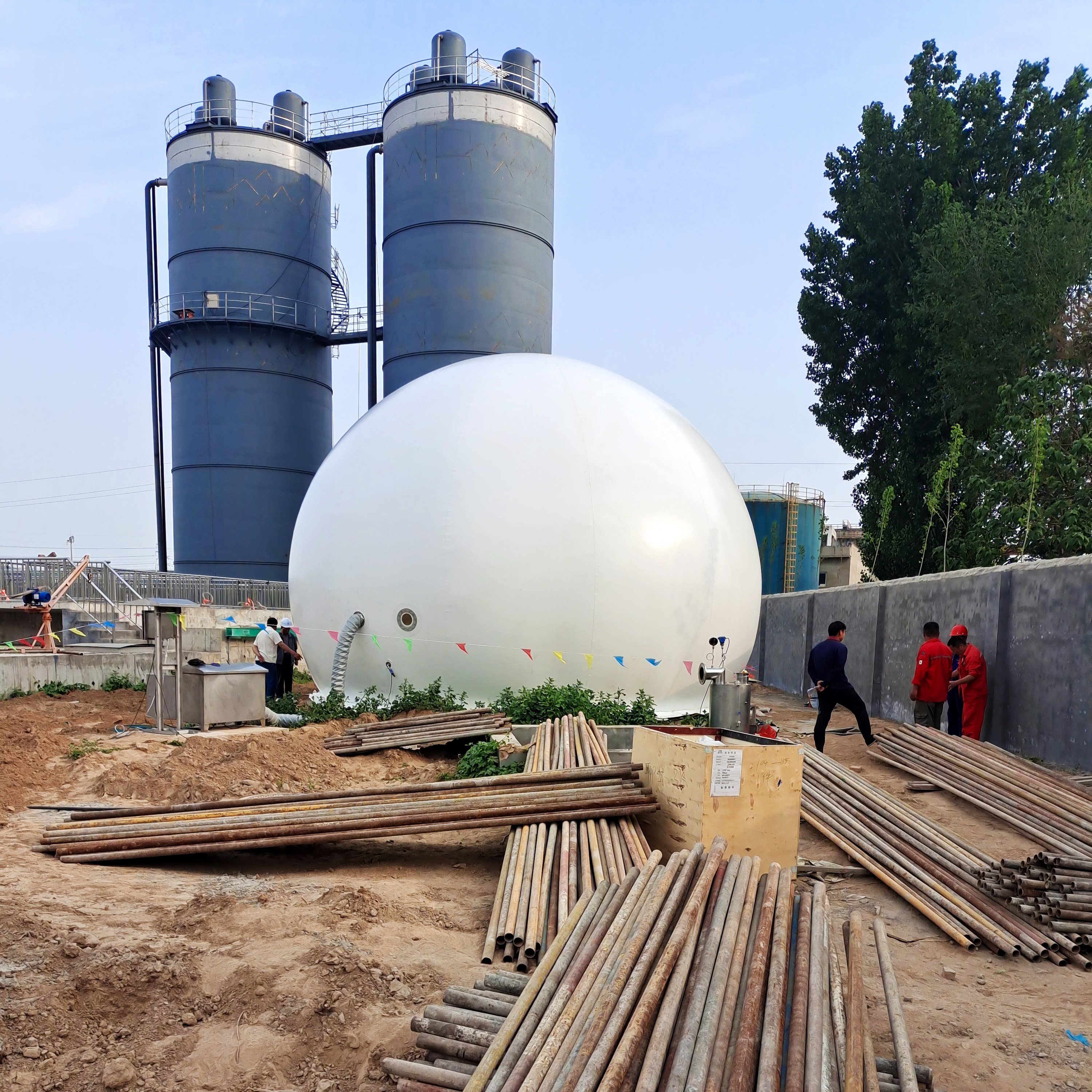 10kW Biogas Power Plant Reactor: Anaerobic Digesters and Biogas Production