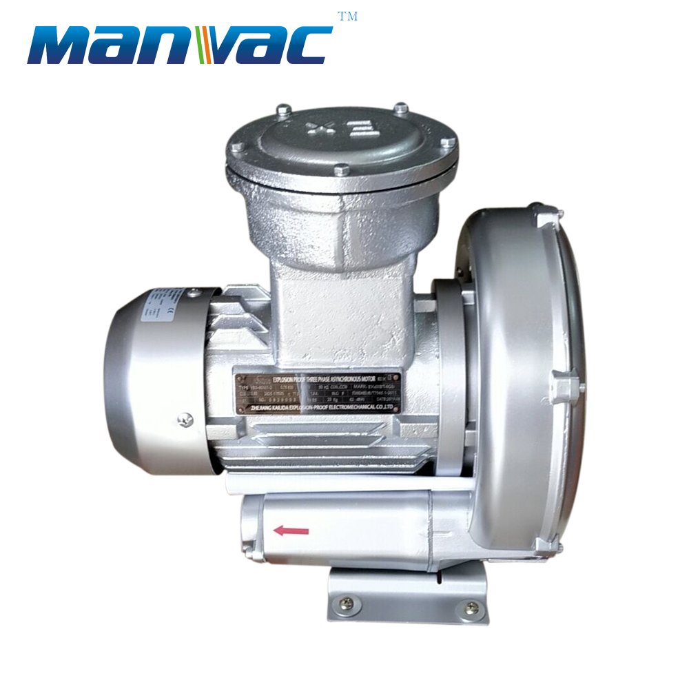 2HP Biogas Conveying Atex explosion proof side channel air blower