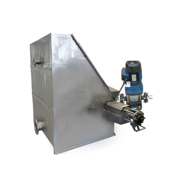 IEPP manufacturer factory flushing wet cow dung dewatering drying equipment swine pig manure slant screen screw press dehydrator