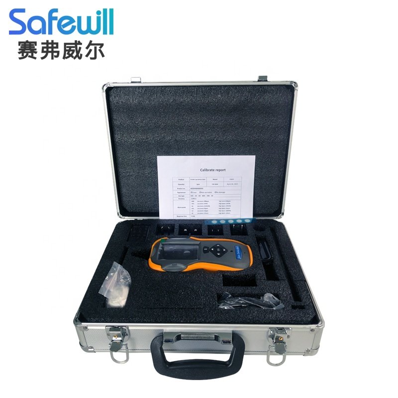 Portable Multi Gas Analyzer biogas CH4 CO2 H2S NH3 H2 CO CO2 0-100%VOL 1000ppm Gas Monitor