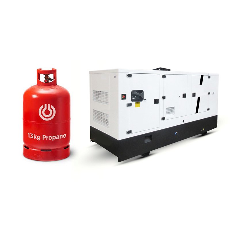 [Stainless Steel Canopy] CNG Well Gas LP Gas 150kva 120kw COP Power Generator Continuous Power Mining Well Gas Use
