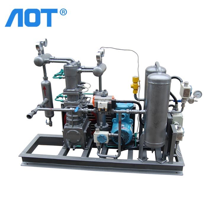Biogas Booster Compressor Methane Compressors Oil-free Piston Compressor Air Cooling Stationary