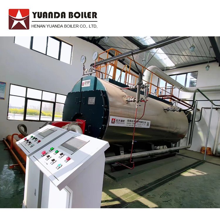 1 to 20 ton Large Corrugated Furnace Smoke Tube Steam Boiler with high quality economizer