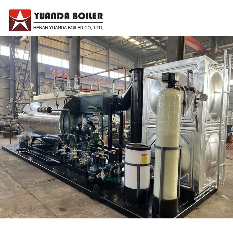 1 to 20 ton Large Corrugated Furnace Smoke Tube Steam Boiler with high quality economizer