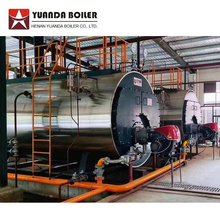 WNS1-1.0-Y(Q) 1ton lpg diesel natural gas three pass smoke tube steam boiler for textile sizing machine