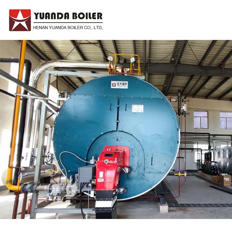 WNS1-1.0-Y(Q) 1ton lpg diesel natural gas three pass smoke tube steam boiler for textile sizing machine