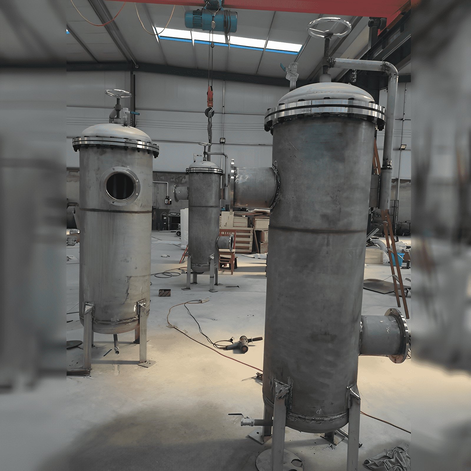 Industrial Gas Liquid Separator Water Air Separation Machine For Biogas Project