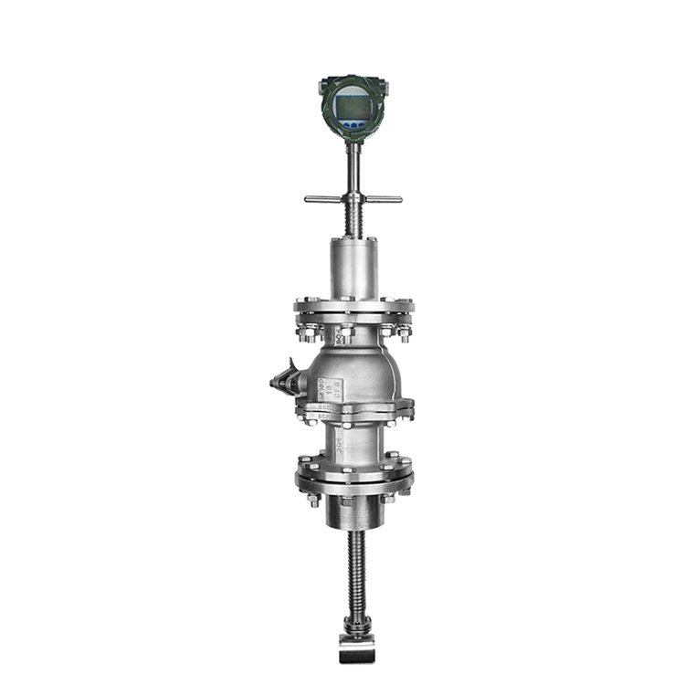 24V vortex hydrogen air flow meter for blower temperature compensation vortex flow meter