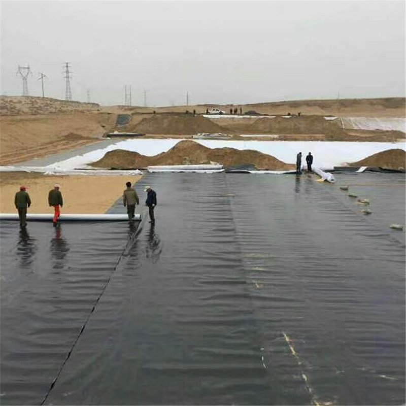 HDPE Smooth and Textured Geomembrane for Landfill Liners Tank Liners/Waterproofing Membrane Fish Pond HDPE Geomembrane Liner
