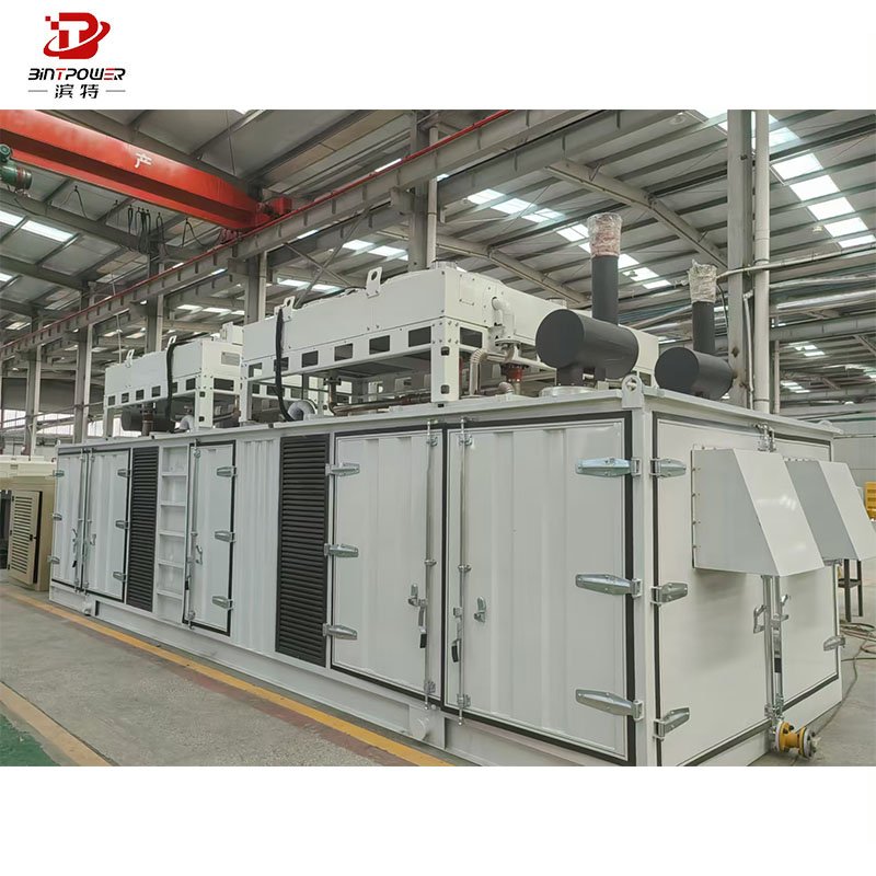Factory Price 50Hz 1500/1800rpm Natural Gas Power Generator China 1000kW 2000kw 3000kw Gas Engine