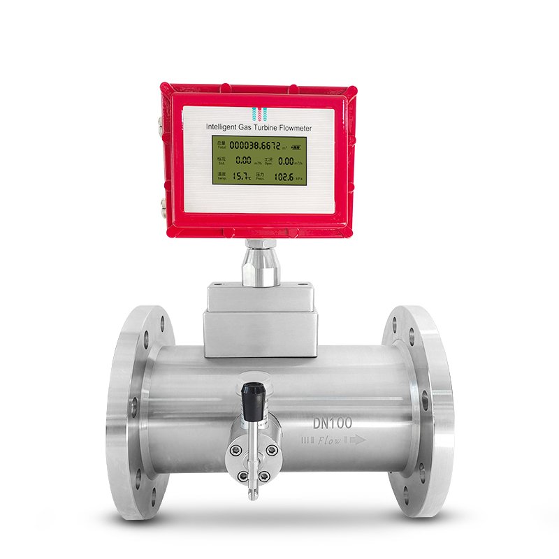2 inch dn50 316 digital air argon lpg nitrogen hydrogen gas turbine flow meter