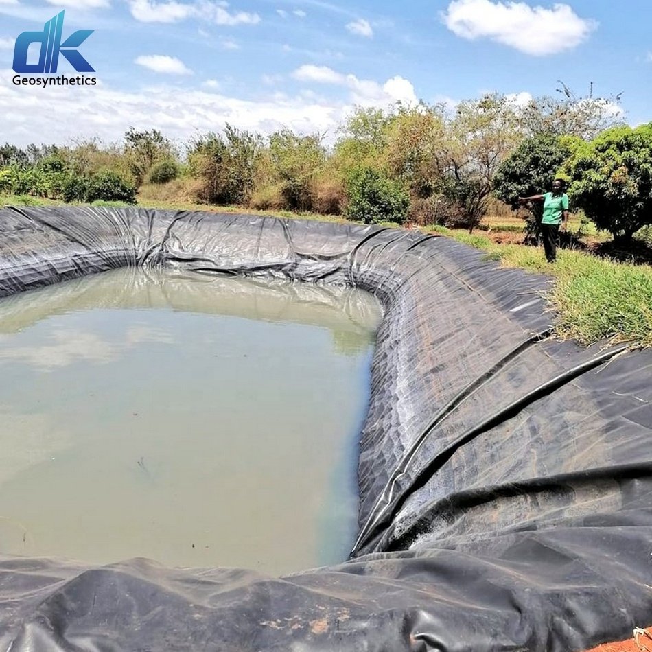 1.5mm Landfill mining HDPE geomembrane liners 1.0mm 0.75mm 2.0mm landfill geomembrane damliner Biogas digester liner gold mine