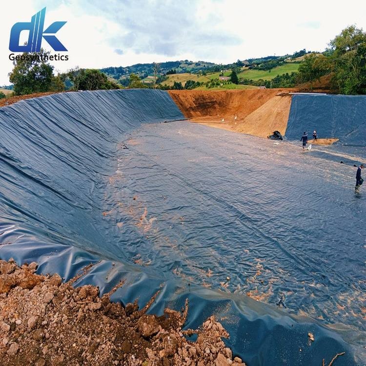 1.5mm Landfill mining HDPE geomembrane liners 1.0mm 0.75mm 2.0mm landfill geomembrane damliner Biogas digester liner gold mine