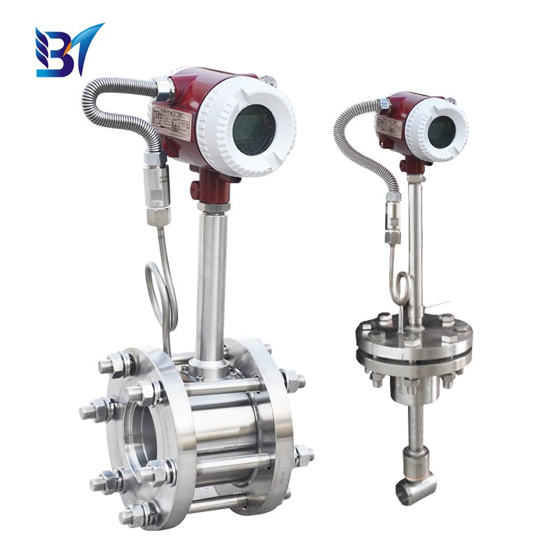 Air lpg gas steam flowmeter low cost vortex flowmeter for vapor measurement