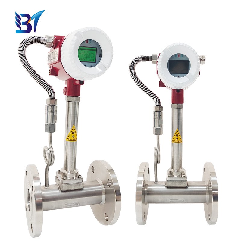 Air lpg gas steam flowmeter low cost vortex flowmeter for vapor measurement