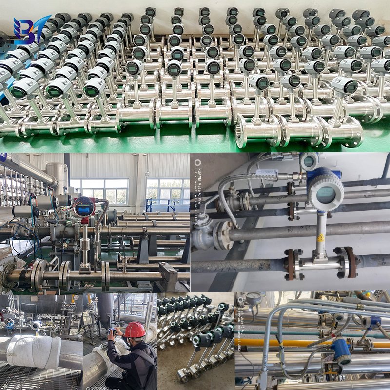 Air lpg gas steam flowmeter low cost vortex flowmeter for vapor measurement