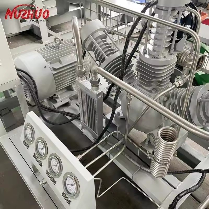 NUZHUO Long Standing Experience in O2 Cylinder Filling Compressor Smooth Startup Gas Booster Compressor
